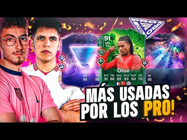 10 CARTAS MÁS USADAS POR LOS PRO POST PARCHE EN EA FC 25