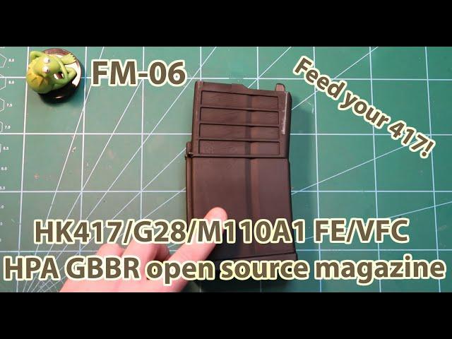 Frog Manual #06 - F mag 417 for Frog Engineering HK417 HPA GBBRs