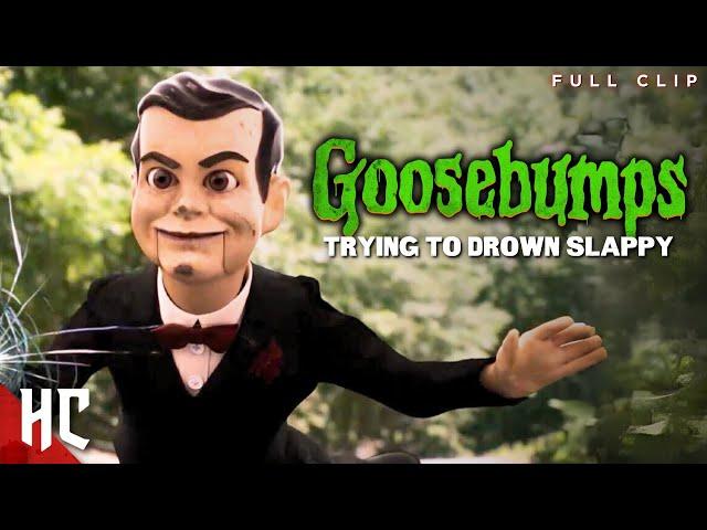 Goosebumps 2: Haunted Halloween Clip: Drowning Slappy | Horror Central