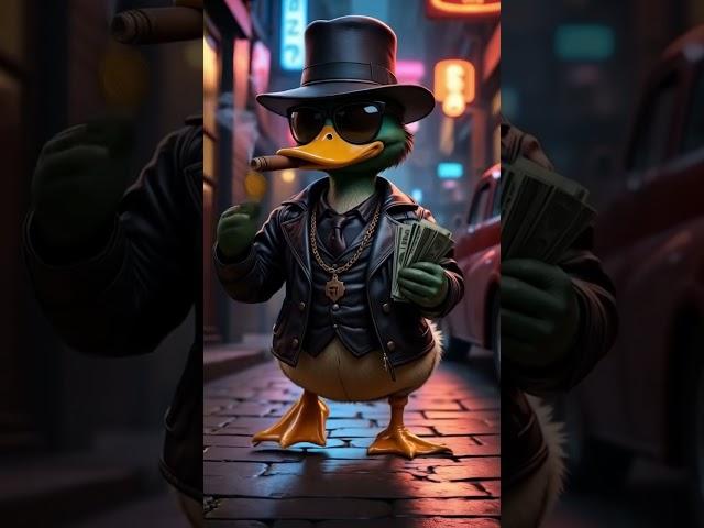 The Quackfather: Rise of the Duckster #duck #funny #cute #animals #youtubeshorts #shorts