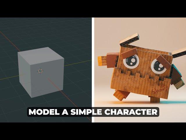 Model a Simple Robot Character - Blender 3D Character Course