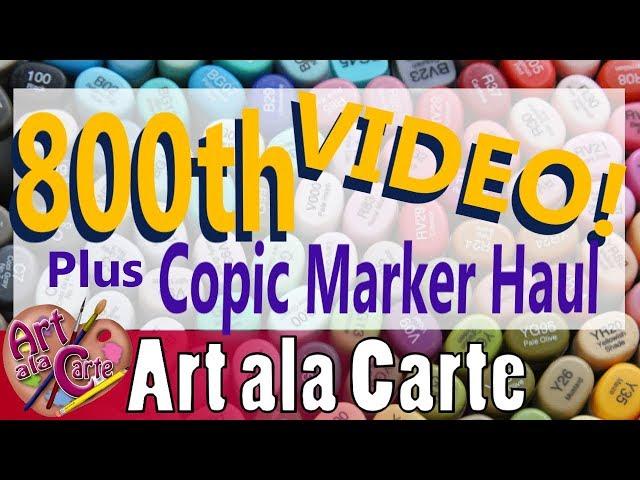 My 800th Video plus copic Haul Giveaway Closed