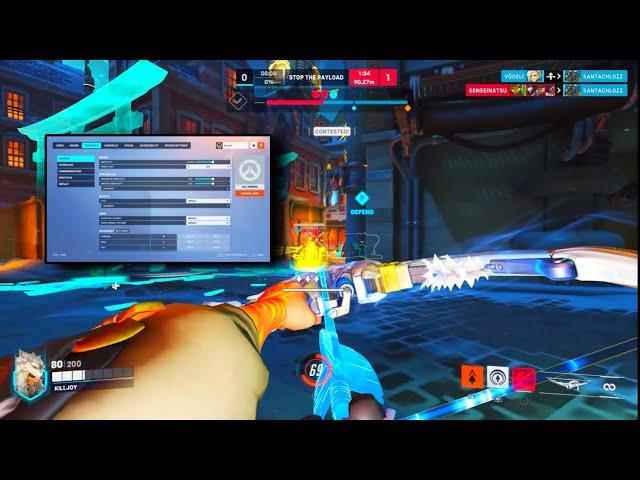 Overwatch 2 + *BEST* Controller AIMBOT Settings (4K 240FPS)