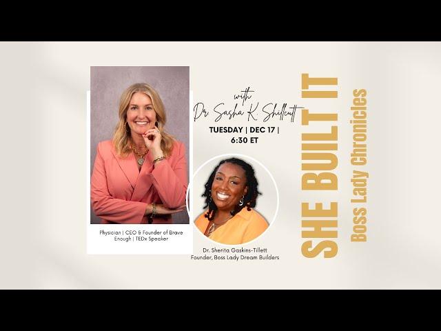 Life-Changing Lessons from Burnout to OWNING YOUR DESTINY with Dr. Sasha K. Shillcutt