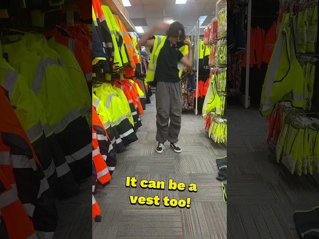 Stay safe, stay visible, and stay comfortable with Bisley's Hivis 5 in 1 Jacket! ️