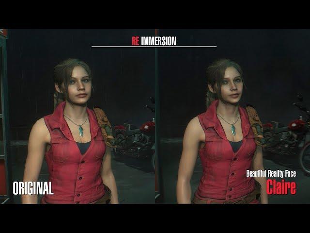 Resident Evil 2 Remake - Beautiful Reality Face - Claire