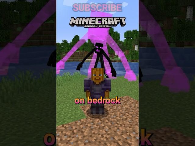 endermen are a NIGHTMARE… on bedrock edition!