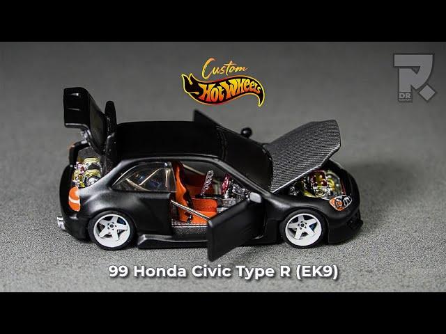 HONDA CIVIC TYPE R EK9 Custom Hot Wheels | Openable