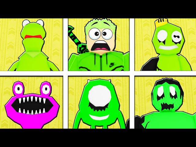 I FOUND ALL 6 NEW ESCAPE BACKROOMS MORPHS ! ROBLOX (Kermit The Frog Morph)