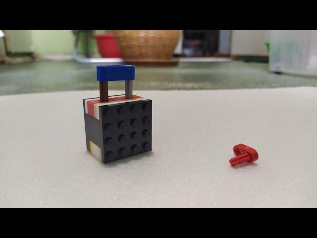 Самый маленький замок с ключом из лего / сборка / самоделка