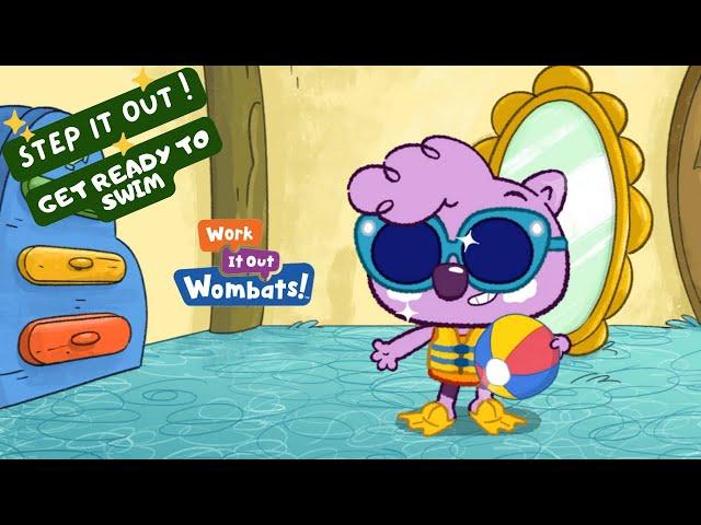 Step It Out Let's Go Swimming | Work It Out Wombats! | PBS Kids Gameplay