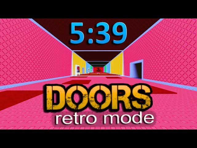 World Record Retro Mode Speedrun in 5:39 | DOORS