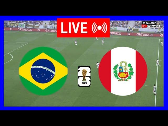 LIVE : Brazil vs Peru | World Cup Qualification 2024 | Full match Streaming