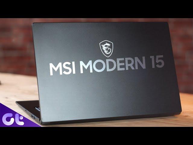 Best Laptop for Creators? | MSI Modern 15 Review | Guiding Tech