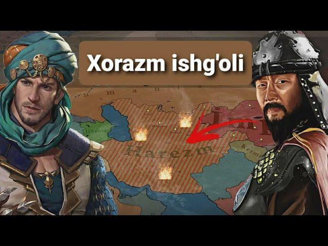 MO'GULLARNING XORAZMSHOHLAR DAVLATIGA YURISHI | МЎГУЛЛАРНИНГ ХОРАЗМШОҲЛАР ДАВЛАТИГА ЮРИШИ