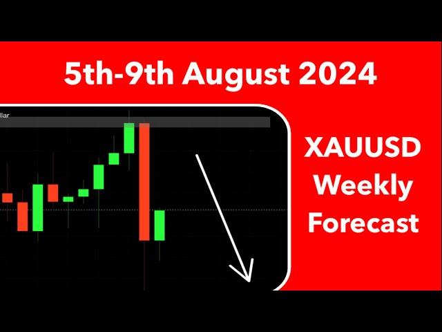 XAUUSD Gold Weekly Forecast 5th-9th August 2024 Trading Gold Technical Analysis Manipulation