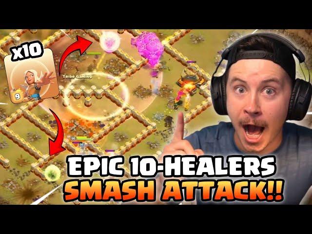 10-Healer SMASH is the NEW META in $20,000 Tournament (Clash of Clans)