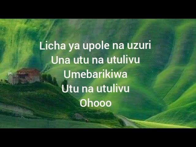 Alikiba Utu { Lyrics}