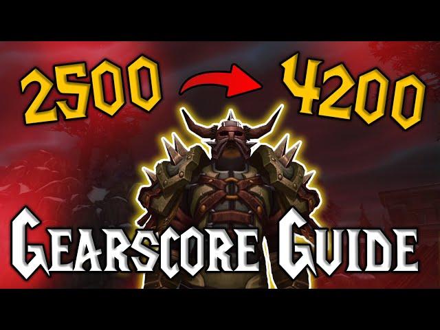 Get your Wotlk Gearscore to 4200 in less than 10 hours (played)