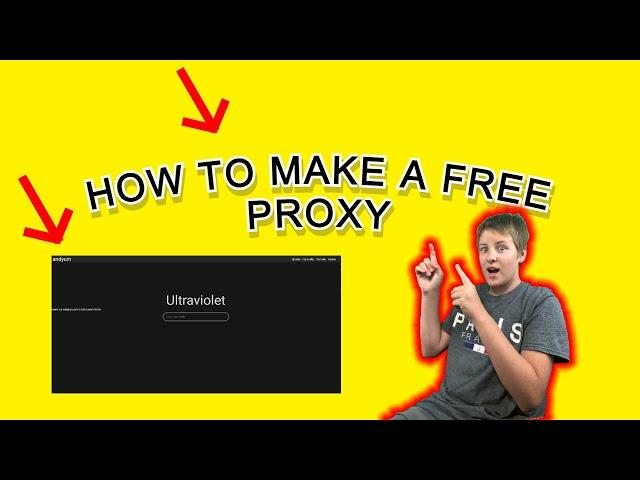 HOW TO MAKE A FREE PROXY! *WORKING 2022!*