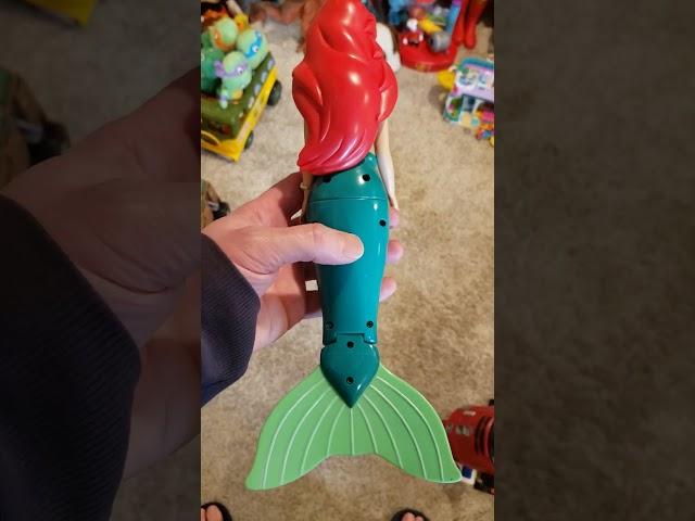 Vintage Rare 2004 Disney Princess Ariel Swimming Mermaid Big Time Toys