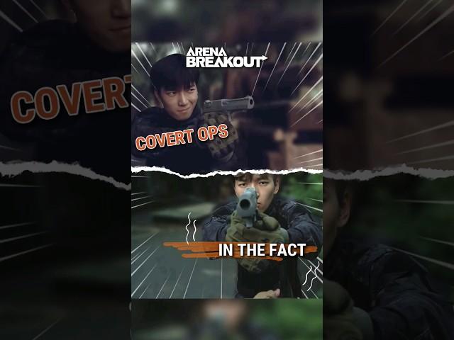 Perfect Covert ops VS reality. #arenabreakout