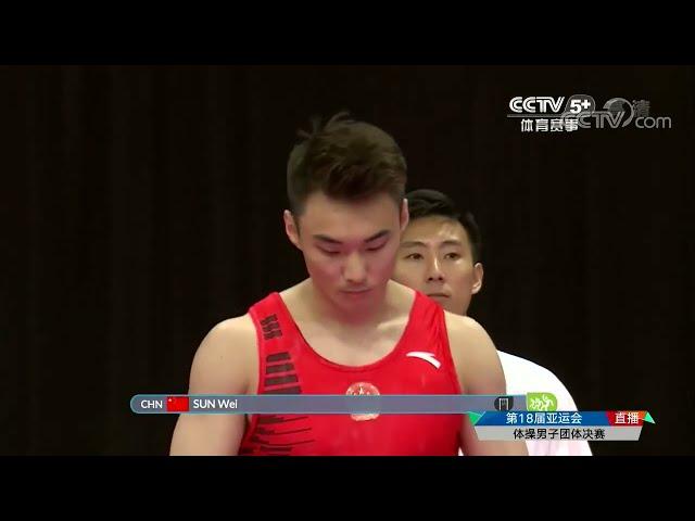 Sun Wei - Still Rings - 2018 Asian Games TF