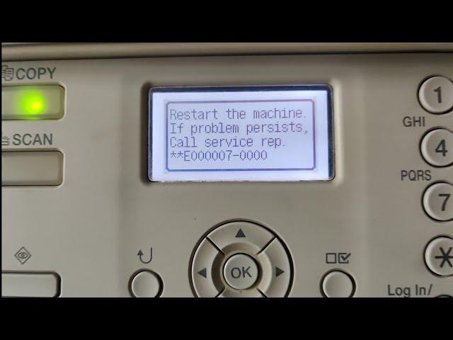 CANON IR2420, IR2016 ,lR2318 fuser film replacement instructions | error code e0007 problem solution
