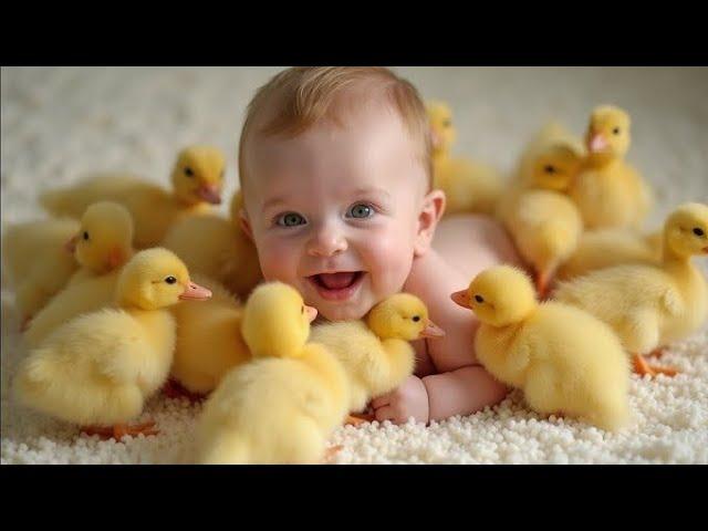 Cutest Animals and Baby Funny scene   #cute #baby #funny #viralvideo #meow #yt #ai #new #trending