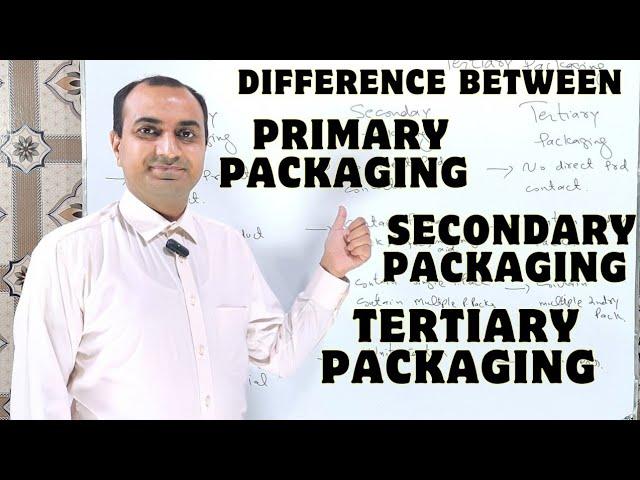 Difference Between Primary, Secondary & Tertiary Packaging