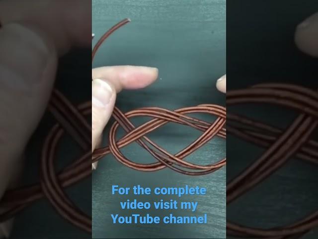 Learn how to make a Josephine Knot Bracelet.  Full tutorial on my channel.