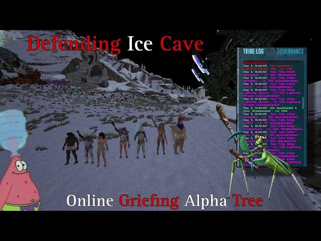 Defending Mega Ice Cave & Online Griefing Alpha Tree | BBX Fibercraft