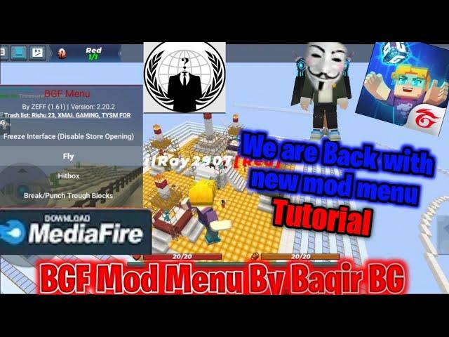 Tutorial Blockman go Hack Mod.[No Clickbait]100% real(Baqir BG) BGF Mod Menu By Baqir BG.