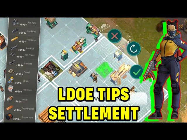 ITEM SETTLEMENT LDOE | TIPS MOD UNTUK SETTLEMENT LAST DAY ON EARTH MOD MENU APK