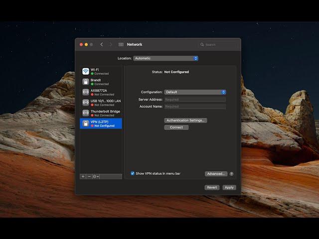 How to Connect macOS to a Synology NAS VPN