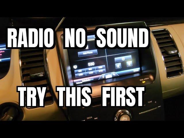 Ford Radio Has No Sound power reset  #fix #repair