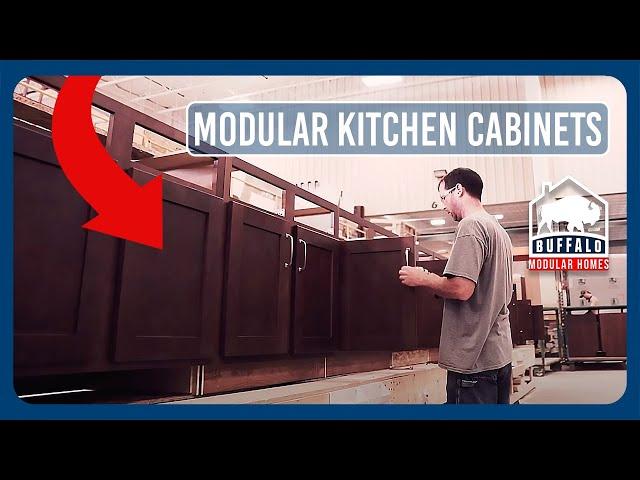 Modular Kitchen Cabinets Are Made And Assembled In The MODULAR HOME FACTORY