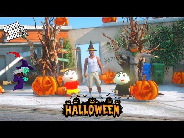 Franklin Shinchan & Pinchan Celebrate’s Halloween In GTA 5!