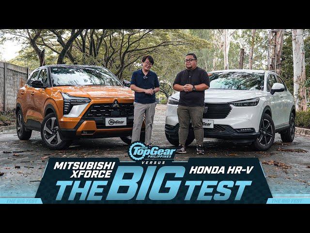 Mitsubishi XForce vs. Honda HR-V: Compact crossover Big Test | Top Gear Philippines