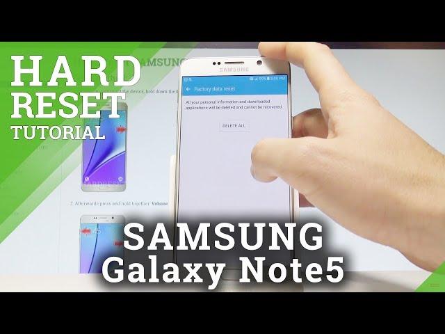 SAMSUNG Galaxy Note5 FACTORY RESET / Wipe Data / Hard Reset