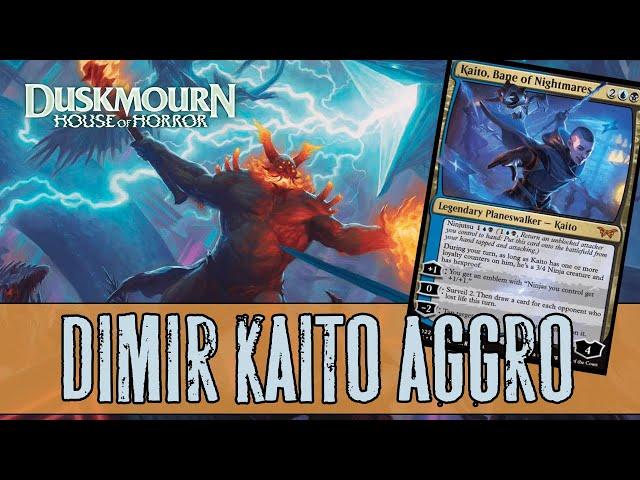 Новая ЛУЧШАЯ колода! MTG Arena Dimir Kaito Aggro Duskmourn Standard DECK GUIDE