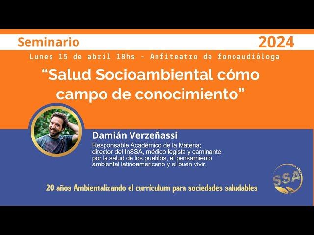 Seminario 1 de Salud Socioambiental - Ciclo 2024