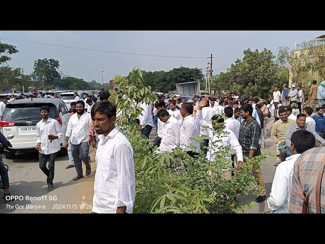 Full Video || KTR Grand Entry Big Rally Sangareddy Kandi Jail Kodangal Thanda Banjara Land Issue 7tv