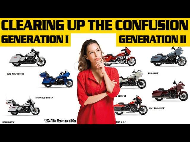 Gen I vs Gen II M8 Harleys - What's the Same & What's Different