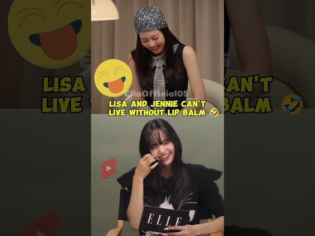 Lisa and Jennie have the same answer.  #lisa #jennie #blackpink