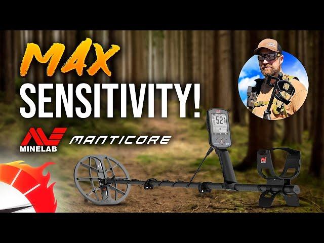 Minelab Manticore MAX Sensitivity Achieved! Tips