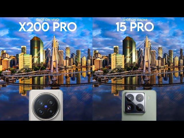 Vivo X200 Pro VS Xiaomi 15 Pro Camera Test Comparison