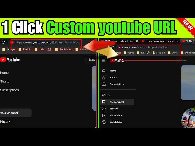 How to get a custom youtube url 2024 | Change Youtube Channel URL or Handle