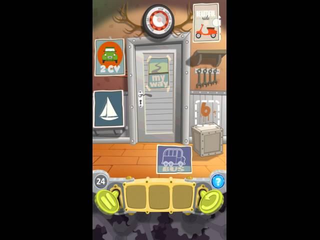 100 Doors Cartoon Level 24 Walkthrough Solution