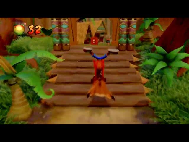 Crash Bandicoot 1 - Hog Wild Gem, 100% Walkthrough - WESGAMES